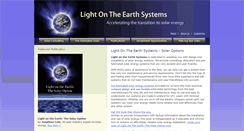 Desktop Screenshot of lightontheearth.org